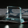 Wholesale Custom Design Special Blank Trophies Awards Carved Etched K9 Crystal Glass Trophy for Souvenirs Gifts