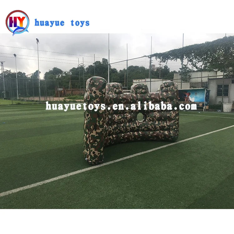 Camouflage Inflatable Bunker Obstacle Course Hurdle House Pillbox Paintball Bunkers Maze CS Game