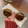 STORY STY9209A Gold Frame Custom Shades Sun Glasses Vintage Small Round Sunglasses Women's Metal Sunglasses