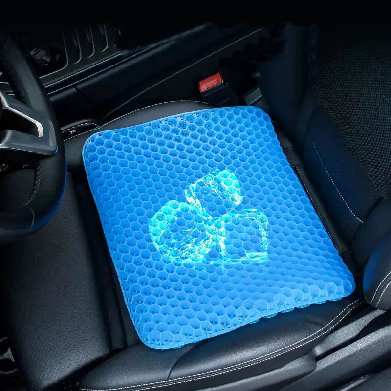 Double-Layer Egg Gel Seat Cushion Cool Sitting Pad with TPE Material