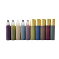 Essential Oils Bottle  Morandi Series 10 ml Crystal Essential Oils Bottle 0.34 oz Gemstone Roller Bottle
