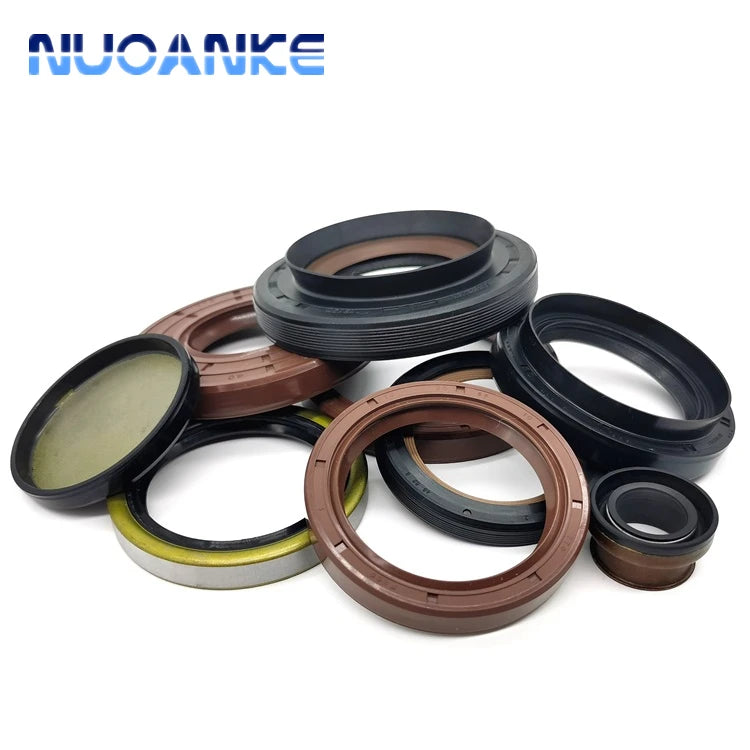 China Manufacturer Different Types Skeleton Oilseal NBR FKM OilSeal Rubber Metal Dust Lip Machine Rotary Shaft Seal