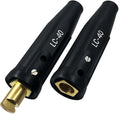 Upper LC40 Cable Connector Set for Cable Capacity: 1/0 Thru 2/0 (50-70mm²) 1 Male & 1 Female