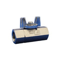 1/4" 3/4"  Butterfly Handle Mini Stainless Steel High Pressure Ball Valve Paint Resistant Spraying