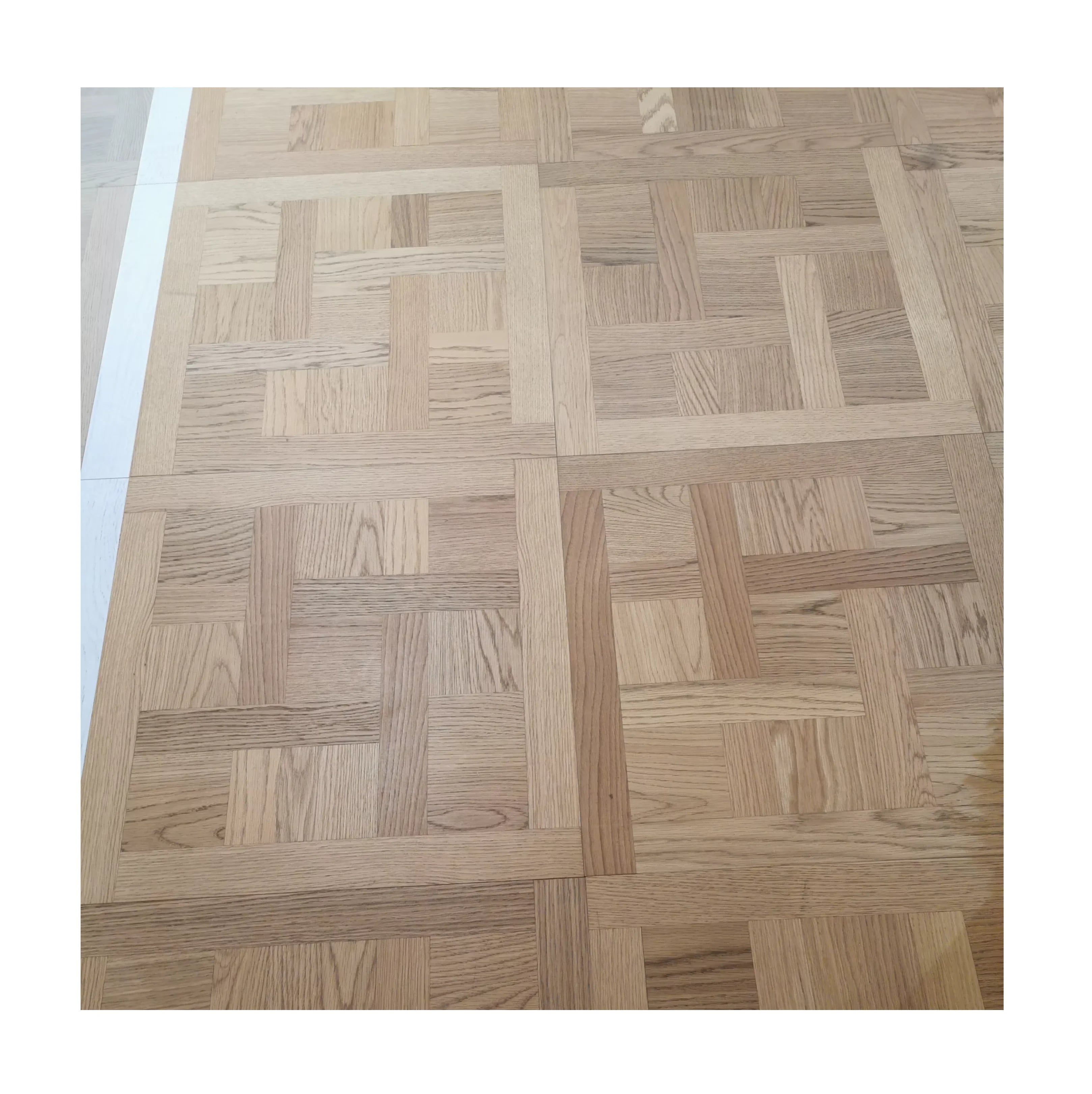 Solid Wood Modern Versailles Parquet Floors French Oak Design Luxury Multilayer Engineered Smooth Technics Indoor Use Villas