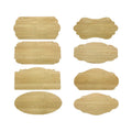 Unfinished Blank Engraving Ready Eco-Friendly Bamboo Hanging Signs Customizable Size Shape Fashion Theme for DIY Craft Projects