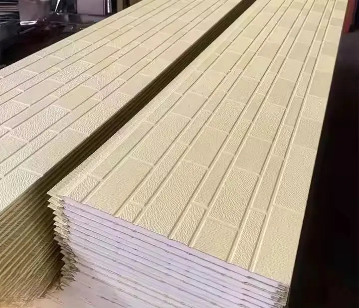 Factory Price PU Polyurethane Roof Exterior Wall Heat Insulated Fireproof Outdoor Sandwich Panel MegaBDM