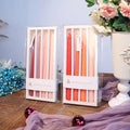 Wholesale Nordic Colorful 4pcs Paraffin Wax Stick Candle Kit for Wedding Birthday Parties Holidays Diwali Ramadan Easter Bars