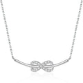 925 Sterling Silver Infinity Pendant Necklace Chain Infinite Necklaces Fine Jewelry for Women