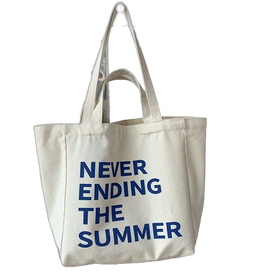 Customized Shopping Large Blank Cotton Tote Bags Promotional Grocery Packing Canvas Tote Bag