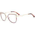 2022 Hot Sale New Arrival Metal Tortoise Glasses Frame for Optical Eyewear Eyeglasses