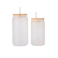 Custom Logo Highball Glasses Rainbow Iridescent 12oz 16oz 20oz Diy Blank Sublimation Glass Cans