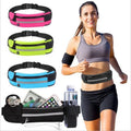 Women Men Custom Sport Running Cycling Travel Anti Theft Waterproof Neoprene Belt Mobile Phone Waist Fanny Pack Bag with Zipper