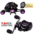 3+1 Bearings Fishing Reels Baitcasting 10KG Max Drag 7.2:1 Camry Best Casting Reel Malaysia Fishing Wheel Carrete De Pesca