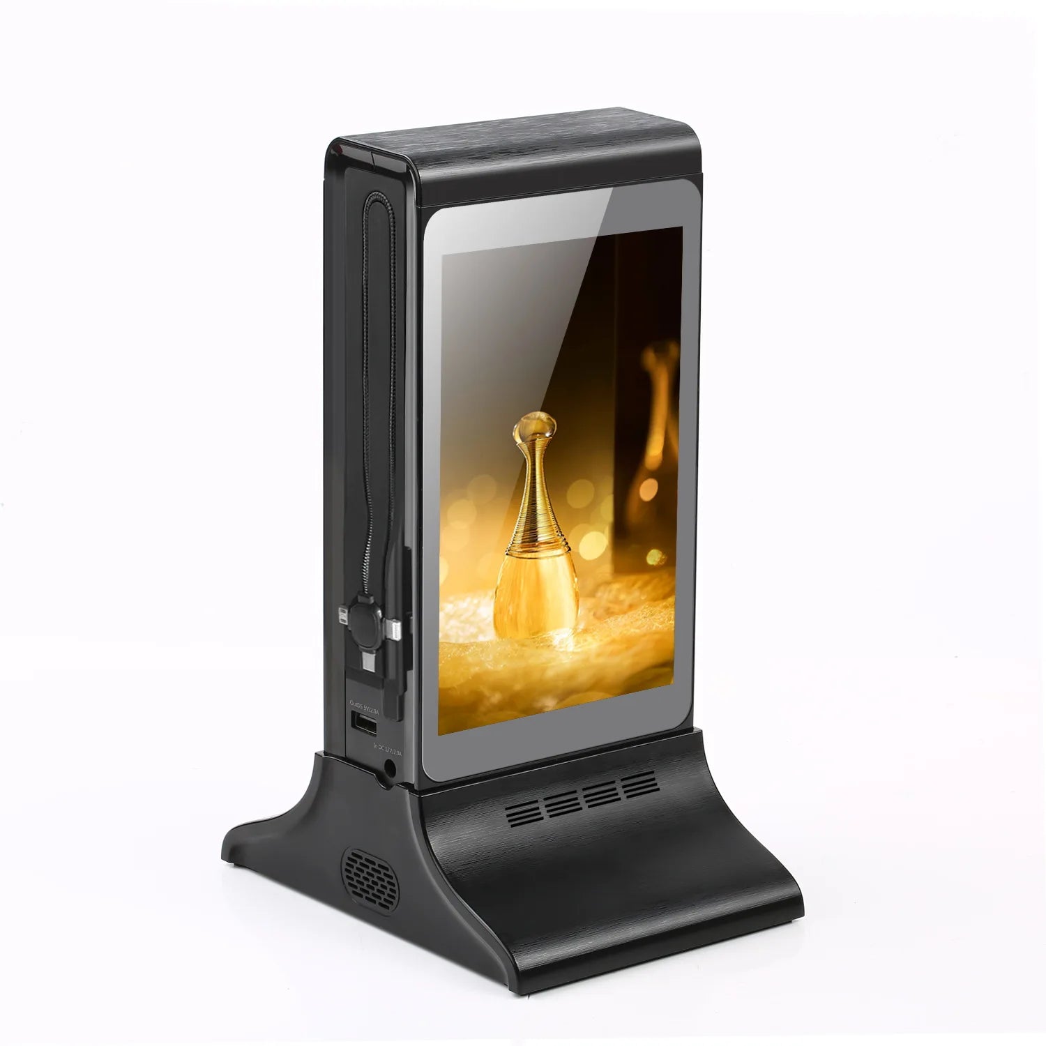 FYD-835E Wifi Double 7 Inch Lcd Touch Screen Android Restaurant Tabletop Digital Menu Advertising Display Video Player