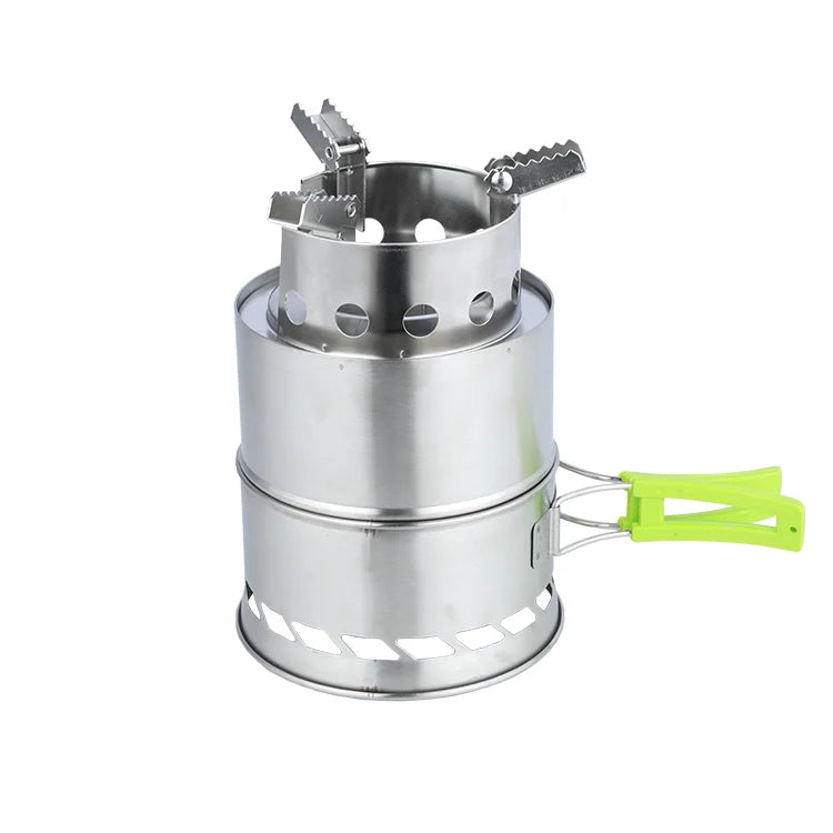 Lyroe 201 Stainless Steel Foldable Wood Burning Stove Wood Pellet Stove