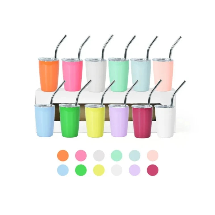 New Water Drinking Sublimation Blank Product Stainless Steel Double Wall 3oz Mini Shotglass Regular Tumblers