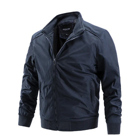 Plus Size Men Spring and Autumn Coat Custom logo Windproof Warm Soft Jacket