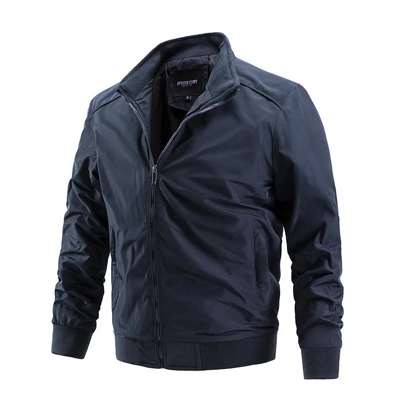 Plus Size Men Spring and Autumn Coat Custom logo Windproof Warm Soft Jacket
