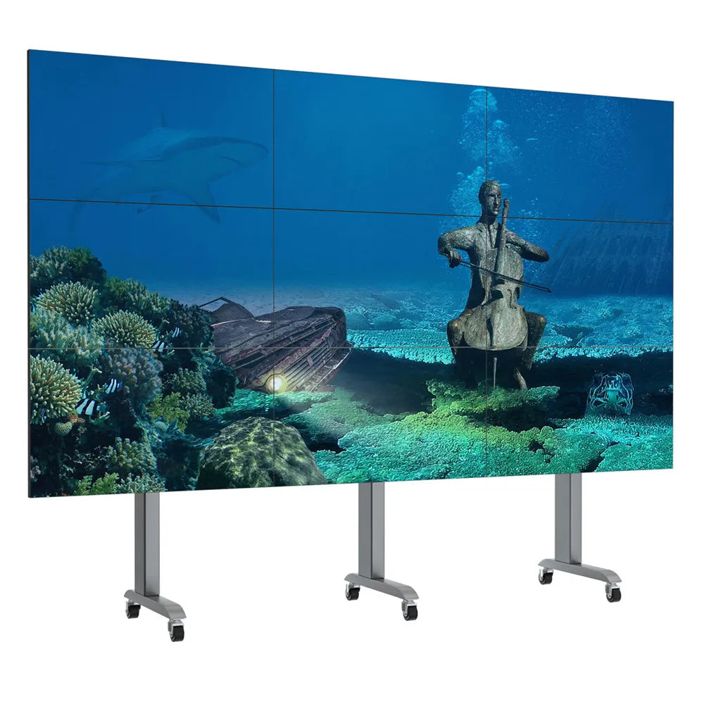 Multi-screen Lcd 4k Interactive Monitoring Digital Advertising Video Wall Can Be Customized to Control the Splicing Screen
