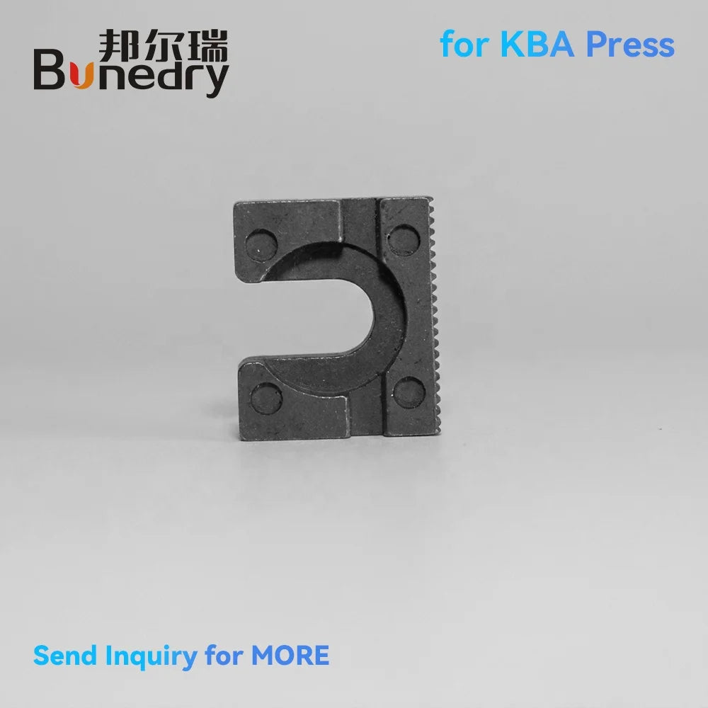Offset Printing Machine Gripper Pad Impression Cylinder Pad Anti-Slip U-Shaped Knurled Spare Parts for Printing Shops
