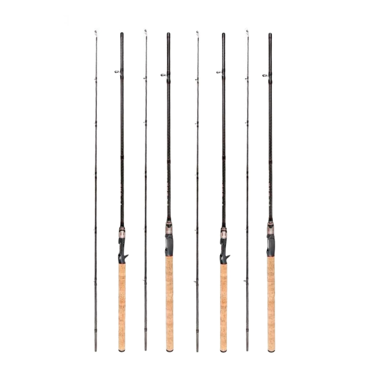 High Quality 2.1m 2.28m 2.4m Carbon Lure Rod for Streaming and River Fishing Wholesale Cross Cloth Belt Included