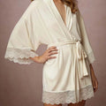 Lace 8087 Sleeve Bride Robes Wedding Bride Robe Bridesmaid Gift Robes