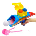 2-in-1 Unisex Shooting Toy Soft Foam Ball & Snowball Gun with Clip ABS/PC Plastic Material for Kids