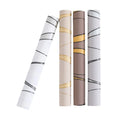Hot Sale 3d Embossed  Living Room Bedroom Waterproof PVC Vinyl Peel and Stick Geometric Stripes Wallpaper Home Decoration