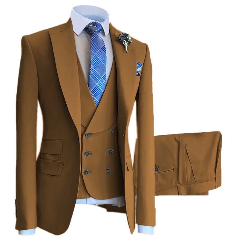 S0427H Best Selling Men's Three Piece Suits Groomsmen Wedding Suits for Men