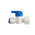 1/2" Female Thread Ball Valve Quick Pipe Fitting Plastic Water Connection  Fittings