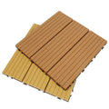 Recycled Material Wood Plastic Composite (WPC) Smooth Modern Anti-Slip Waterproof Outdoor Deck Tile XF-N009 30*30 cm