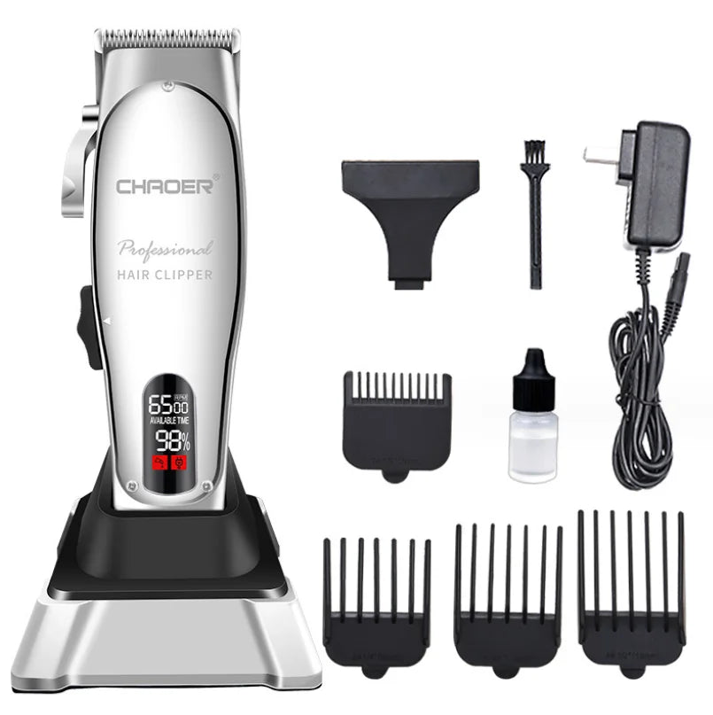 Manufacture Wholesale USB Rechargeable Electric Pet Hair Shaver Set Low Noise Dog Hair Clippers Pet Hair Trimmer Clippers