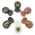 For Deepeel BK061 Classic 6.8x4cm Leather Handbag Closure Lock Snap Purse Clasp Buckles Bag Locks