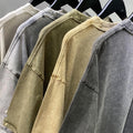 t Shirt for Men Custom Style Fashion Loose Size High Street Wear Oversized Embroidery Printing Acid Wash t Shirt Men's T-shirts