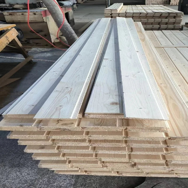 Competitive Price Thermal Spruce Sauna Wood Thicker Option Thermal Board Decking Panel Ceiling Strip