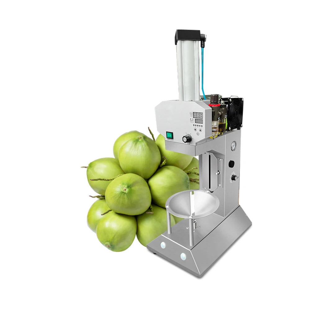 High Efficiency Young Tender Coconut Trimming Dehusker Price Desheller Peel Mobile Fresh Skin Shell Coconut Peeling Machine