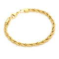 Hip Hop Jewelry Women Mens Thick Stainless Steel Steal Steel Retorcida Cable Chain Gold Plated Twisted Rope Chain Bracelet