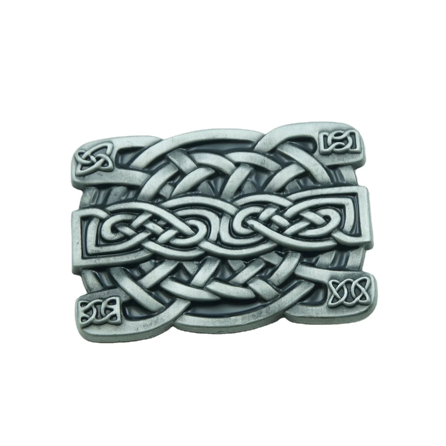 Square Celtique Belt Buckle Vintage Denim Belt Buckle