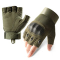 Outdoor Men Half Finger Touch Screen Fingerless Motorcycle Custom Tactical Gloves