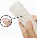 Furniture Cabinet Silicone Door Buffer Self Adhesive Rubber Bumpers 100 Pcs Sound Dampening Clear Bumper Pads Small Cylindrical