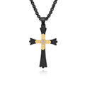 Own Brand Wholesale  Stainless Steel Pendant Finishing Cross Necklaces Jewelry for Women Men's Gift