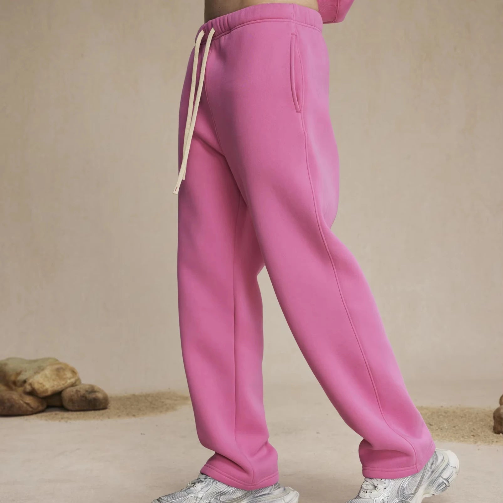 Men's Straight-leg High Street Plus-size Warm and Cozy Fashionable Custom  Straight-leg Pants
