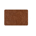 Elegant PVC Leather Place Mats Classic Style Fabric Dining Table Decor Mat with Heat Insulation Placemats