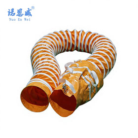 Modern Telescopic PVC Flexible Duct Spiral Fabric PVC Hose Flexible Duct with Bag