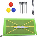 Factory in Stock 2023 New Golf Swing Mat Golf Practice Mat That Shows Swing Path Golf Training Impact Mat for Swing Detection