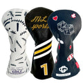 Wholesale Golf PU Leather Head Cover Driver Headcover Custom Golf Club Head Cover