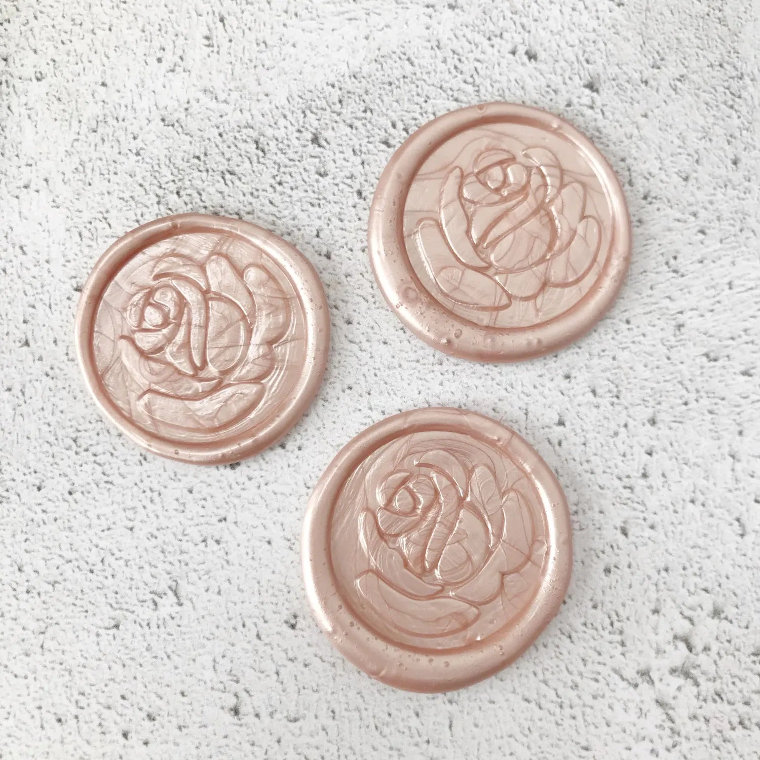 Top Sale Lotus Root Glue Wax Sealing Stickers and Self-adhesive Wax Seals with Flower Pattern Custom Wax Labels