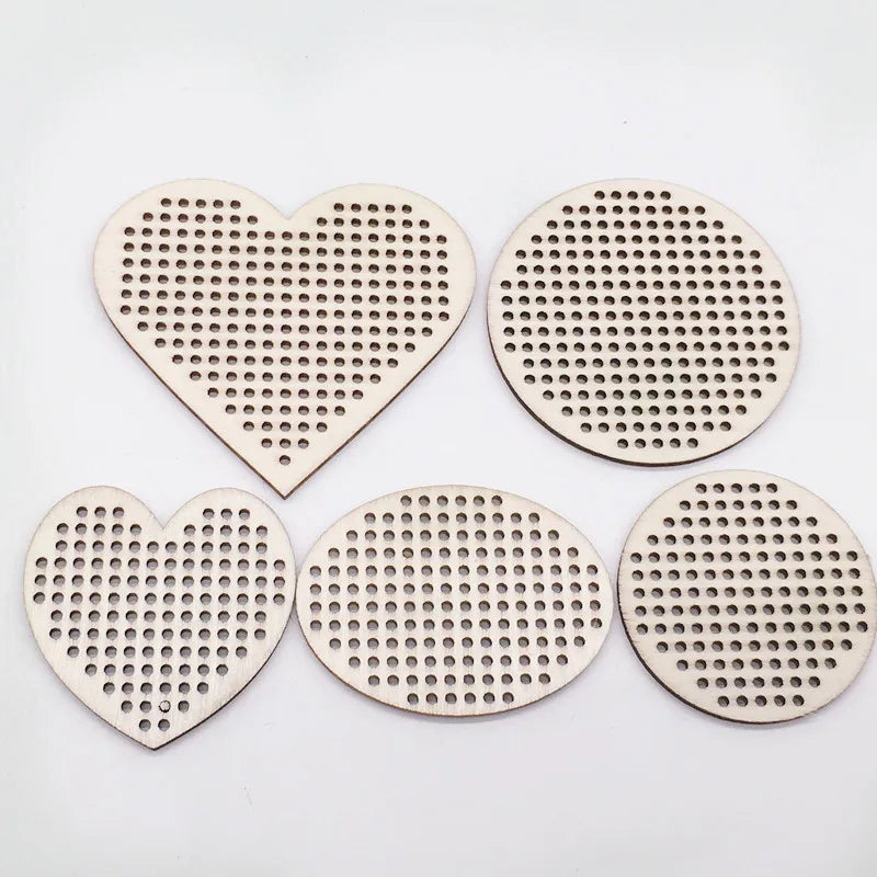 Wooden Stitch Sewing Embroidery Diy Kit Needle Point New Craft Kit Customized Cross Stitch Kit Wood Hoop
