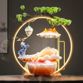 2024 Home Natural Incense Stick Led Light Backflow Waterfall Incense Burner